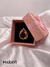 ANEL EM PEDRA ROSÉ Banhados a ouro18K - comprar online