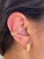 PIERCING FAKE 2 FIOS CRAVEJADO E RISCADO Banhado ouro18k - comprar online