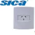 Tomacorriente 10A Sica Life completo