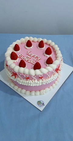 Tortas decoradas en Buttercream Grande - Melocoton