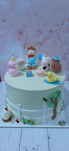 Torta decorada en Fondant Grande - comprar online