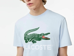 REMERA DE PUNTO DE ALGODÓN CON ESTAMPADO LACOSTE - TH 1285 - J2G - By Marconi Boutique - Lacoste 
