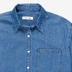 CAMISA DE JEANS OVERSIZE LACOSTE - CF 0461 - 36L - comprar online
