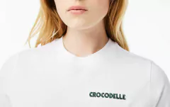 REMERA DE PUNTO DE CORTE REGULAR PARA MUJER LACOSTE - TF 0896 - 001 - By Marconi Boutique - Lacoste 