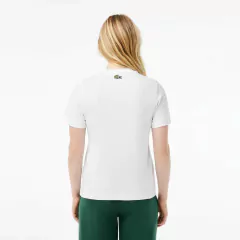 Imagen de REMERA DE PUNTO DE CORTE REGULAR PARA MUJER LACOSTE - TF 0896 - 001