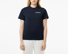 REMERA DE PUNTO DE CORTE REGULAR PARA MUJER LACOSTE - TF 0896 - 166 en internet