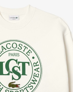 SUDADERA HOLGADA CON ESTAMPADO LACOSTE - SH 2897 - 70V - comprar online