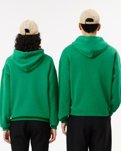 SUDADERA UNISEX CON CAPUCHA LOOSE FIT LACOSTE - SH 2754 - LDM