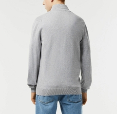 Imagen de SWEATER DE HOMBRE EN ALGODÓN ECOLÓGICO CON CUELLO ALTO Y CIERRE - AH 9325 - CCA