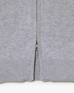 SWEATER DE HOMBRE EN ALGODÓN ECOLÓGICO CON CUELLO ALTO Y CIERRE - AH 9325 - CCA - tienda online