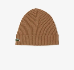 GORRO DE LANA PEINADA ACANALADA LACOSTE - RB 0001 - SIX