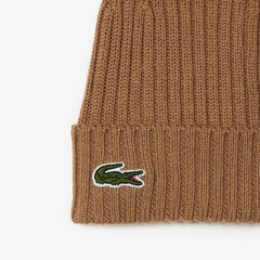 GORRO DE LANA PEINADA ACANALADA LACOSTE - RB 0001 - SIX - comprar online