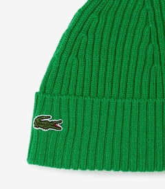 GORRO DE LANA PEINADA ACANALADA LACOSTE - RB 0001 - SIW - comprar online