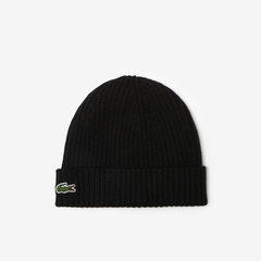 GORRO DE LANA PEINADA ACANALADA LACOSTE - RB 0001 - 031