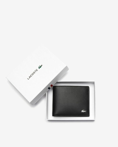 BILLETERA FITZGERALD EN CUERO GRABADO LACOSTE - NH 1115 - 000 - comprar online