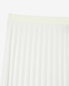 POLLERA PLIZADA FLUIDA CON CINTURA ELÁSTICA LACOSTE - JF 8050 - 70V
