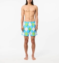 TRAJE DE BAÑO DE SECADO RÁPIDO DE LONGITUD MEDIA LACOSTE - MH 2961 - IBS en internet