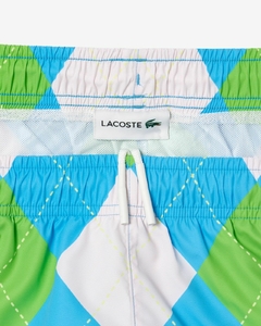 TRAJE DE BAÑO DE SECADO RÁPIDO DE LONGITUD MEDIA LACOSTE - MH 2961 - IBS - tienda online