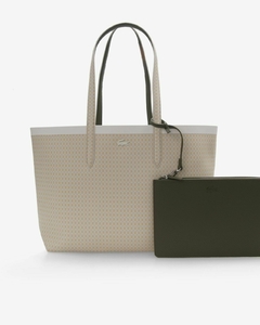 BOLSO TOTE REVERSIBLE ANNA CON POUCH LACOSTE - NF 4743 - N90