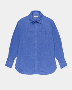 CAMISA DE LINO CON CUELLO CLÁSICO LACOSTE - CF 4677 - HJM