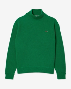 SWEATER DE LANA CON CUELLO ALTO FIT RELAJADO LACOSTE - AF 9542 - LDM