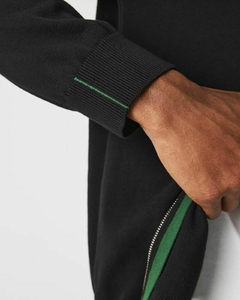 SWEATER DE HOMBRE EN ALGODÓN ECOLÓGICO CON CUELLO ALTO Y CIERRE - AH 9325 - 031 - comprar online