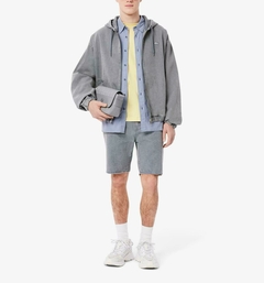 Imagen de CHAQUETA VAQUERA CON CAPUCHA Y TEÑIDO EFECTO LAVADO LACOSTE - BH 0801 - FNI