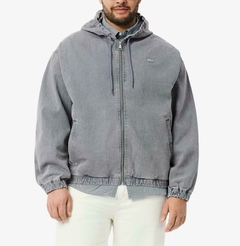 CHAQUETA VAQUERA CON CAPUCHA Y TEÑIDO EFECTO LAVADO LACOSTE - BH 0801 - FNI - comprar online