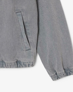 CHAQUETA VAQUERA CON CAPUCHA Y TEÑIDO EFECTO LAVADO LACOSTE - BH 0801 - FNI