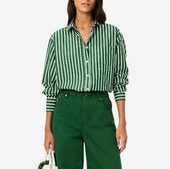 CAMISA OVERSIZE DE POPELINA DE ALGODÓN LACOSTE - CF 0215 - 291 - tienda online