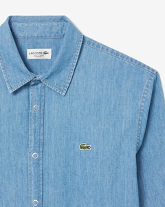 CAMISA DE JEANS LIGERA DE CORTE REGULAR LACOSTE - CH 9084 - MKU - comprar online