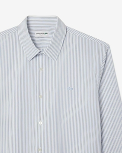 CAMISA DE POPELIN A RAYAS REGULAR FIT LACOSTE - CH 9087 - HSZ en internet