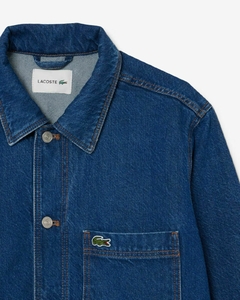 SOBRECAMISA DE JEANS DE ALGODÓN PESADO LACOSTE - CH 9222 - MK9 - comprar online