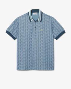 POLO DE CORTE CLÁSICO EN JACQUARD DE MONOGRAMA LACOSTE - DH 1417 - HGI - comprar online