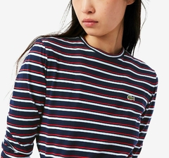 REMERA DE ALGODÓN RAYADA MANGA LARGA LACOSTE - TF 0354 - FZI - By Marconi Boutique - Lacoste 