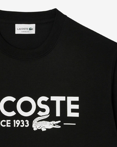 REMERA DE ALGODÓN ESTAMPADA LACOSTE - TH 6541 - 031 en internet