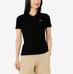 POLO DE ALGODÓN ACANALADO L. 12. D AL CUERPO LACOSTE - DF 5377 - 031 - tienda online