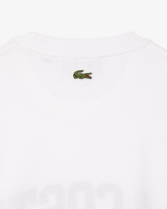 REMERA DE ALGODÓN CON INSCRIPCIÓN LACOSTE - TH 6565 - 001 en internet