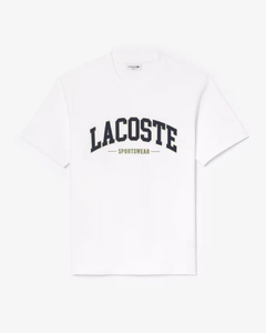 REMERA DE ALGODÓN CON INSCRIPCIÓN LACOSTE - TH 6565 - 001 - comprar online