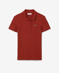 POLO DE ALGODÓN ACANALADO L. 12. D AL CUERPO LACOSTE - DF 5377 - AFS - comprar online