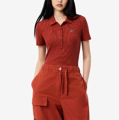 POLO DE ALGODÓN ACANALADO L. 12. D AL CUERPO LACOSTE - DF 5377 - AFS - By Marconi Boutique - Lacoste 