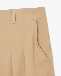 PANTALÓN WIDE FIT EN GABARDINA LACOSTE - HF 0205 - 02S en internet