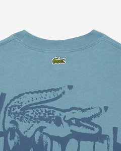 REREMERA GRÁFICA DE PUNTO DE JERSEY DE ALGODÓN LACOSTE - TH 0288 - CUN en internet