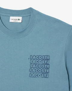 REREMERA GRÁFICA DE PUNTO DE JERSEY DE ALGODÓN LACOSTE - TH 0288 - CUN - comprar online