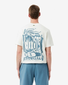 REMERA GRÁFICA DE PUNTO DE JERSEY DE ALGODÓN LACOSTE - TH 0288 - CPI en internet