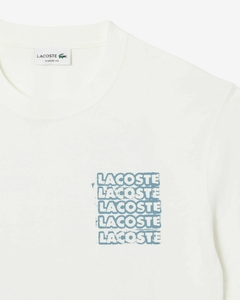 Imagen de REMERA GRÁFICA DE PUNTO DE JERSEY DE ALGODÓN LACOSTE - TH 0288 - CPI