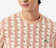 REMERA DE ALGODÓN CON MONOGRAMA LACOSTE - TH 2831 - HDI - tienda online