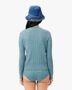 CARDIGAN TEJIDO CON EFECTO LAVADO LACOSTE - AF 9584 - HD9
