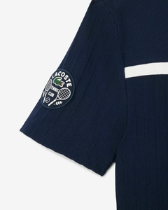 POLO TENIS HERITAGE ULTRA DRY CON EMBLEMA LACOSTE - DH 8960 - 525 en internet
