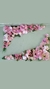 Painel de flores permanentes duplo 1 mt